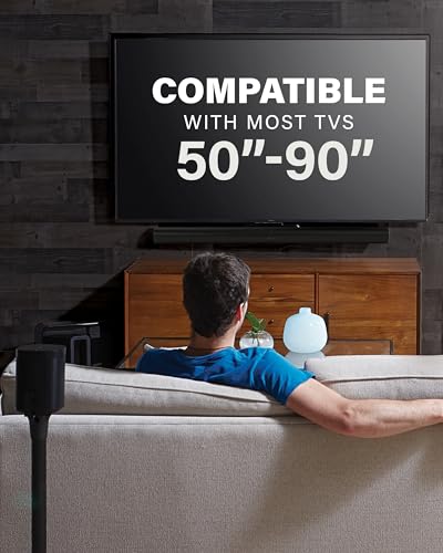 Soundbar TV Mount for Sonos Arc & Sonos Arc Ultra Soundbar Depth Adjustable for Dolby Atmos Universal Mount for TVs 50 to 90