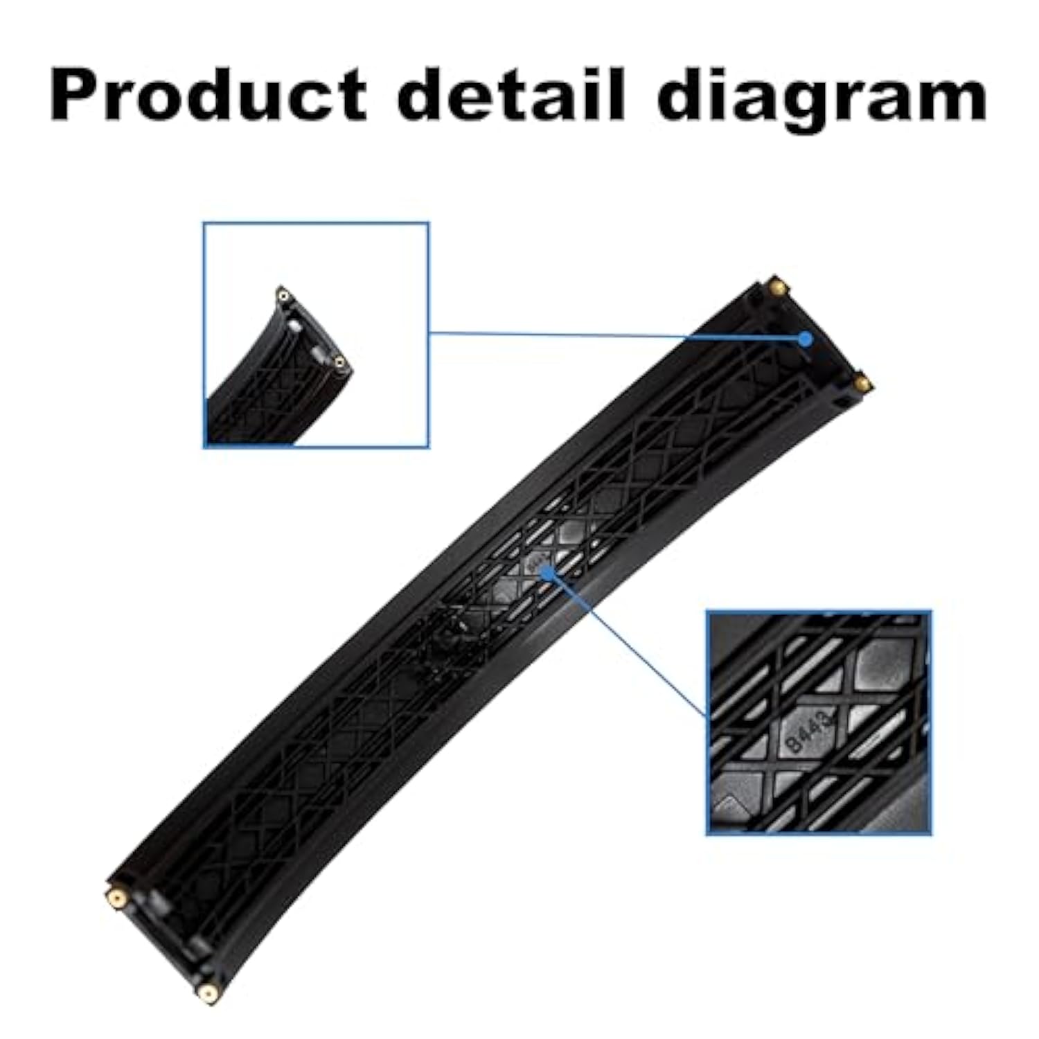 Studio 3 Headband Replacement - Durable & Comfortable Cushion, Compatible With Studio 3 Wireless(A1914) & Studio 2 Wired/Wireless (B0500/B0501) Headphones (Studio 3-Midnight Black)