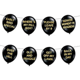 50th Birthday Banner Pre-Strung Funny Abusive Decor for Men Women Party Supplies