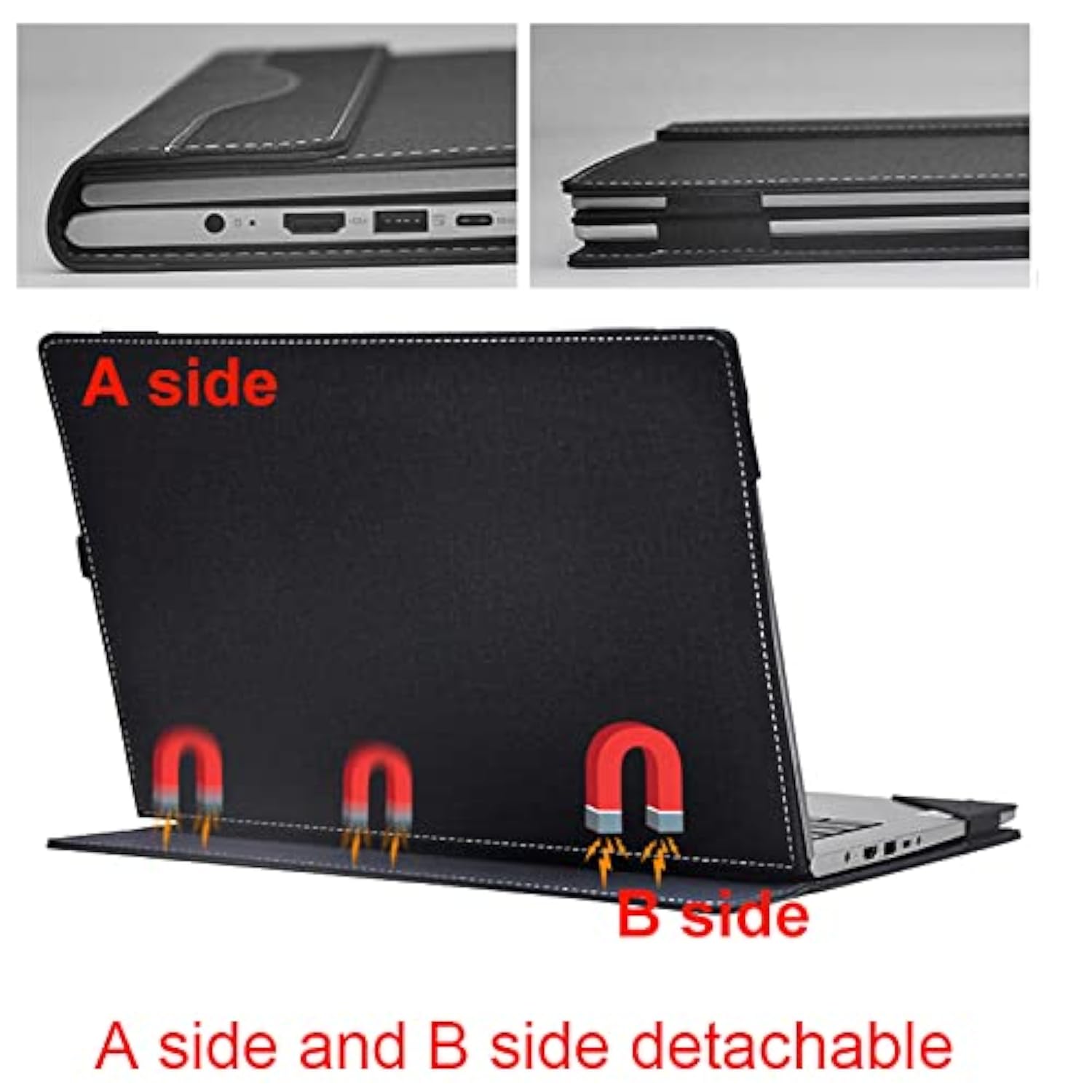 Laptop Cover Compatible With Lenovo Yoga 7I (16", Gen 8) 16Arp8 16Irl8 16Iap7 16Iah7 Pro 9 16Irp8 Ideapad 3 15Itl05 15Iil05 15Are05 15Igl05 15Alc6 15Itl6 Case Protective Sleeve (Dark Grey)