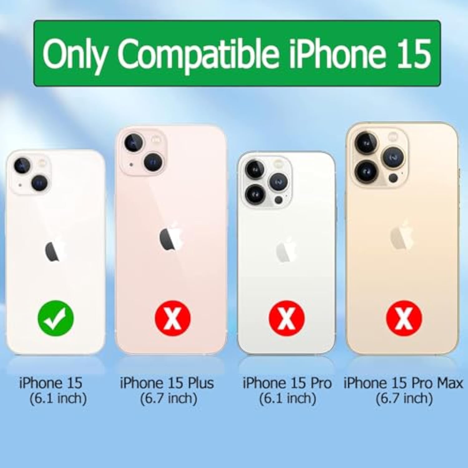 Battery Case For Iphone 15, Upgraded 10000Mah Rechargeable Portable Charging Case With Wireless Charging Compatible For Iphone 15 (6.1 Inch) With Carplay Extended Battery Pack Charger Case (Black)