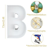 2.4FT Foam Board Marquee Letters BABY Kit: DIY Baby Shower Decor