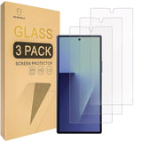 Screen Protector Compatible With Samsung Galaxy Z Fold 7 5G [Front Screen Only] [Tempered Glass] [3-Pack] [Japan Glass With 9H Hardness]