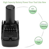 2Pack 3.5Ah Battery For Hitachi 10.8V-12V Bcl1015 Battery Bcl1015 Bcl1015S 331065 329369 329370 329371 329389