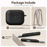 for AirPods Pro 3 Case (2025),Soft Silicone Protective Cover Compatible with  AirPods Pro 3rd Generation Case with Cleaning Kit for Women