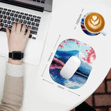 Small Mouse Pad?Mini Mouse Pad 6 X 7 Inch?For Laptop Keyboard Tray Wireless Mouse Home Office Travel?With Non-Slip Rubber Base, Waterproof Mouse Mat?Watercolor Cherry Blossom