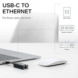 Usb C To Ethernet Adapter, Fast And Reliable Gigabit Speed, Thunderbolt 3 To E