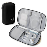 Travelkin Travel Cord Organizer, Small Electronic Organizer Travel Case, Cable Organizer Bag For Cords,Chargers Phone, Sd Card,Usbs (Black)