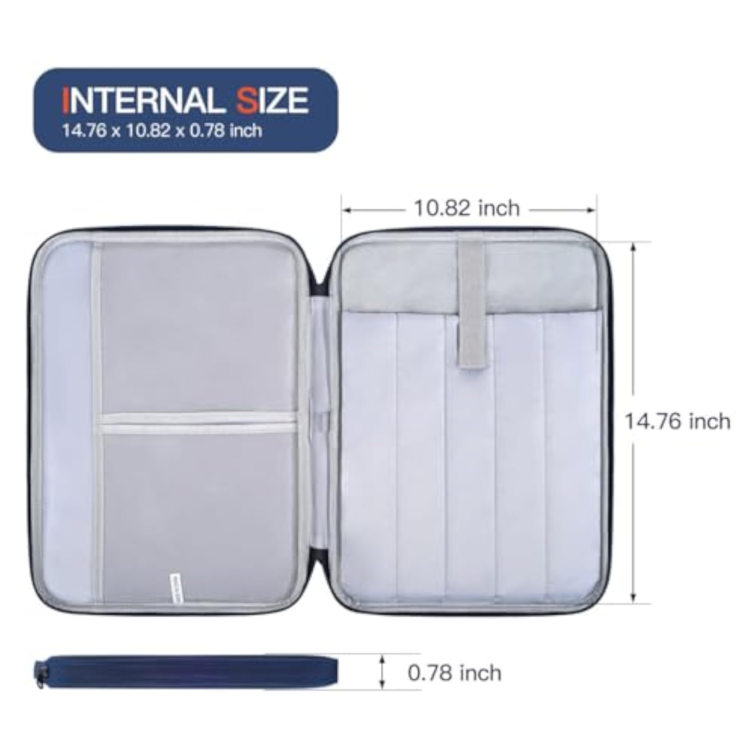 Laptop Carrying Sleeve Compatible With Apple Macbook Air 15 Inch M4 M3 M2 Chip A3241 A3114 A2941 2025-2023,15" Microsoft Surface Laptop 6/5/4/3 Protective Case, Computer Waterproof Traveling Bag- Blue