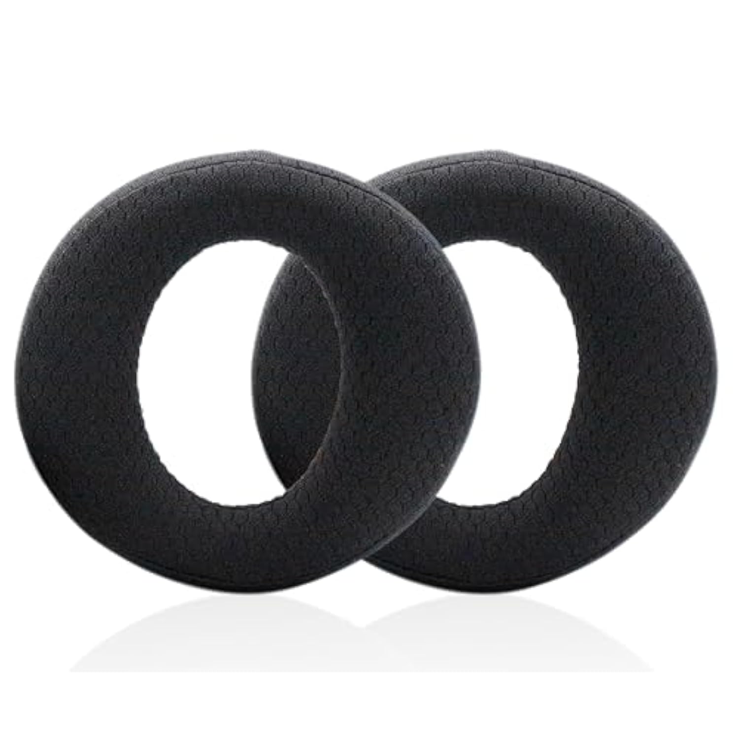 Ps5 Replacement Earpads Compatible With Sony Playstation 5 Pulse Ps5 3D Wireless Headphones, Earpads Cushions With Soft Football Net Woven And Memory Foam Made (Black/Woven)