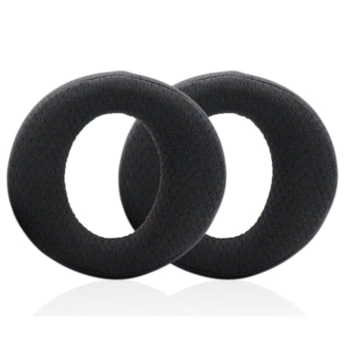 Ps5 Replacement Earpads Compatible With Sony Playstation 5 Pulse Ps5 3D Wireless Headphones, Earpads Cushions With Soft Football Net Woven And Memory Foam Made (Black/Woven)