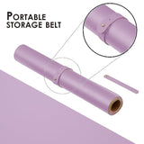 Cork Desk Mat - Small Dual-Sided Desk Pad For Office And Home - Desk Organization And Accessories - Ideal For Large Mouse Pad And Small Desk Mats On Top Of Desks(Purple,23.6"X 13.8")