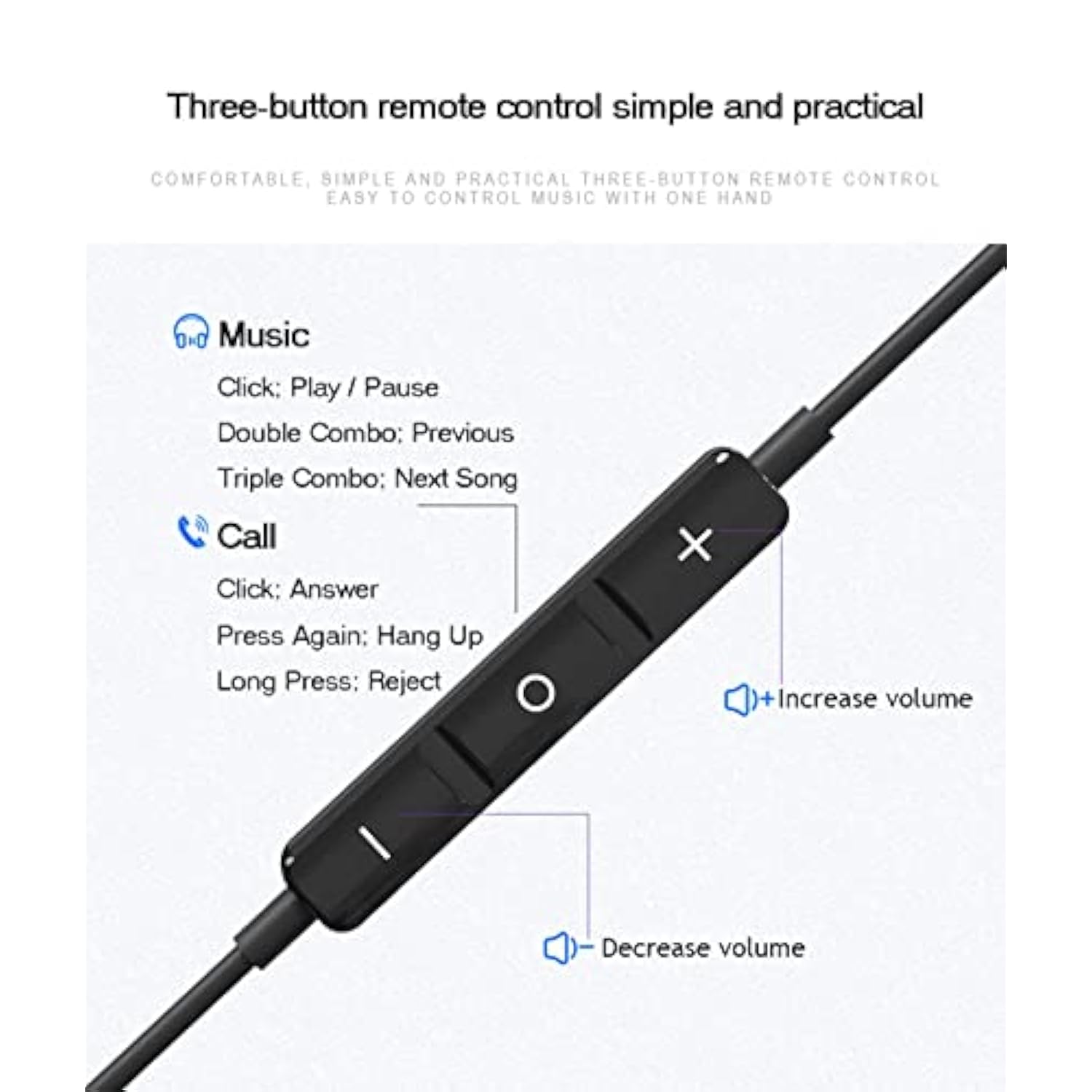 Hi-Res Extra Bass Earbuds Noise Isolating In-Ear Headphones Wired Earbuds With