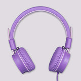 J01 Kids Headphones Wired On-Ear with 3.5mm Jack (Lavender)