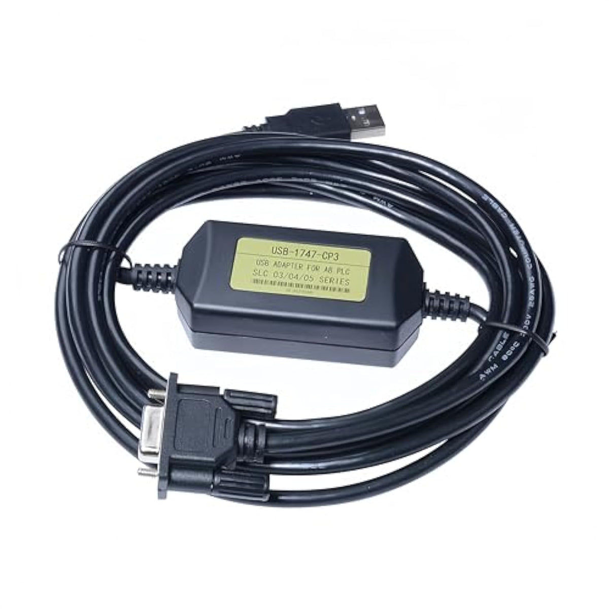 Plc Programming Cable Compatible For Allen Bradley Slc 5/03 5/04 5/05 Slc500 And Micrologix1400, For Usb-1747-Cp3 Replacement, Ftdi Chip, 10 Ft