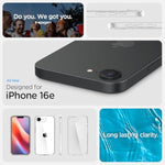 Spigen for iPhone 16e Case, Ultra Hybrid [Anti-Yellowing] [Military-Grade Protection] - Clear