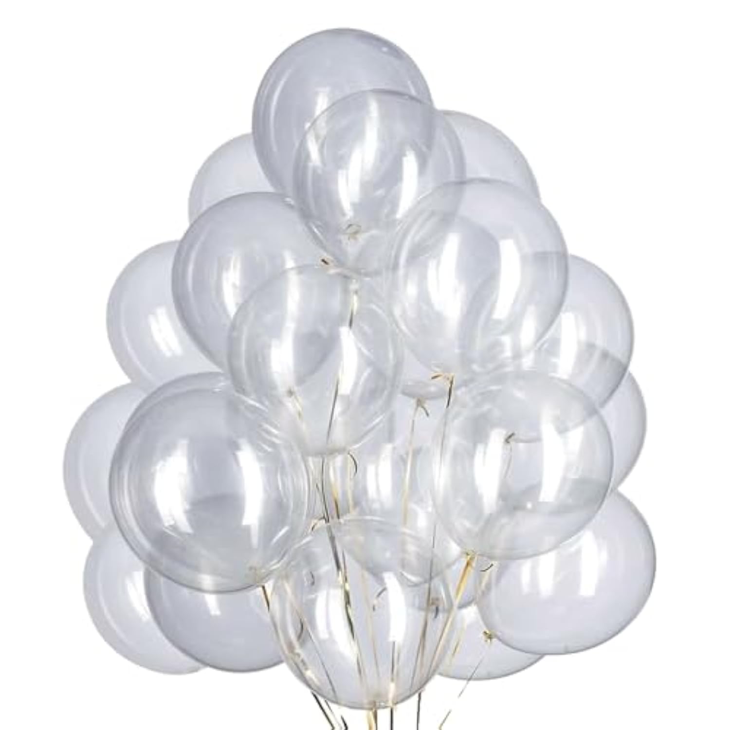 5 Inch Clear Balloons Transparent Balloons Clear Mini Latex Party Balloons Party Decorations Supplies, Pack Of 100