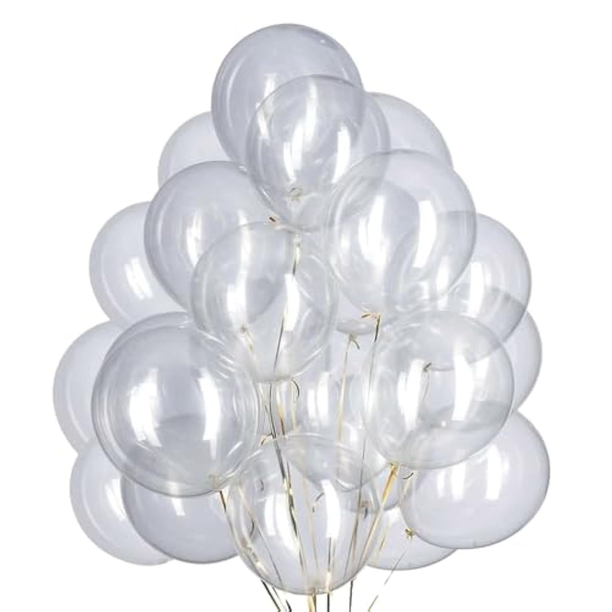 5 Inch Clear Balloons Transparent Balloons Clear Mini Latex Party Balloons Party Decorations Supplies, Pack Of 100