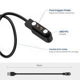 2-Pack Chargers Compatible for Nerunsa P66D/Popglory P66 P95/ZOSKVEE P95 Smart Watch Charger, Magnetic Charger 3.3ft Charging Cable for GloryFit P66D