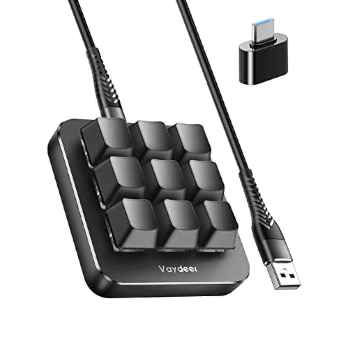 One-Handed Mechanical Keyboard Support Nkro, Hotkeys, One-Click Start,9 Fully