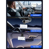 Car Phone Holder For Dashboard Cell Phone Mount For Car 360 Degree Rotation Clip Design Compatible With All Cell Smart Phones.
