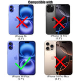 (3+3) For Iphone 16 Plus (6.7 Inch) (3 Pack) Anti Spy Private Tempered Glass Film Privacy Screen Protector And (3 Pack) Camera Lens Protector [Not Affect Flash], 9H Hardness, Anti Scratch