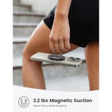 Magnetic Phone Ring Holder for MagSafe, Grip Stand for iPhone 15/14/13/12