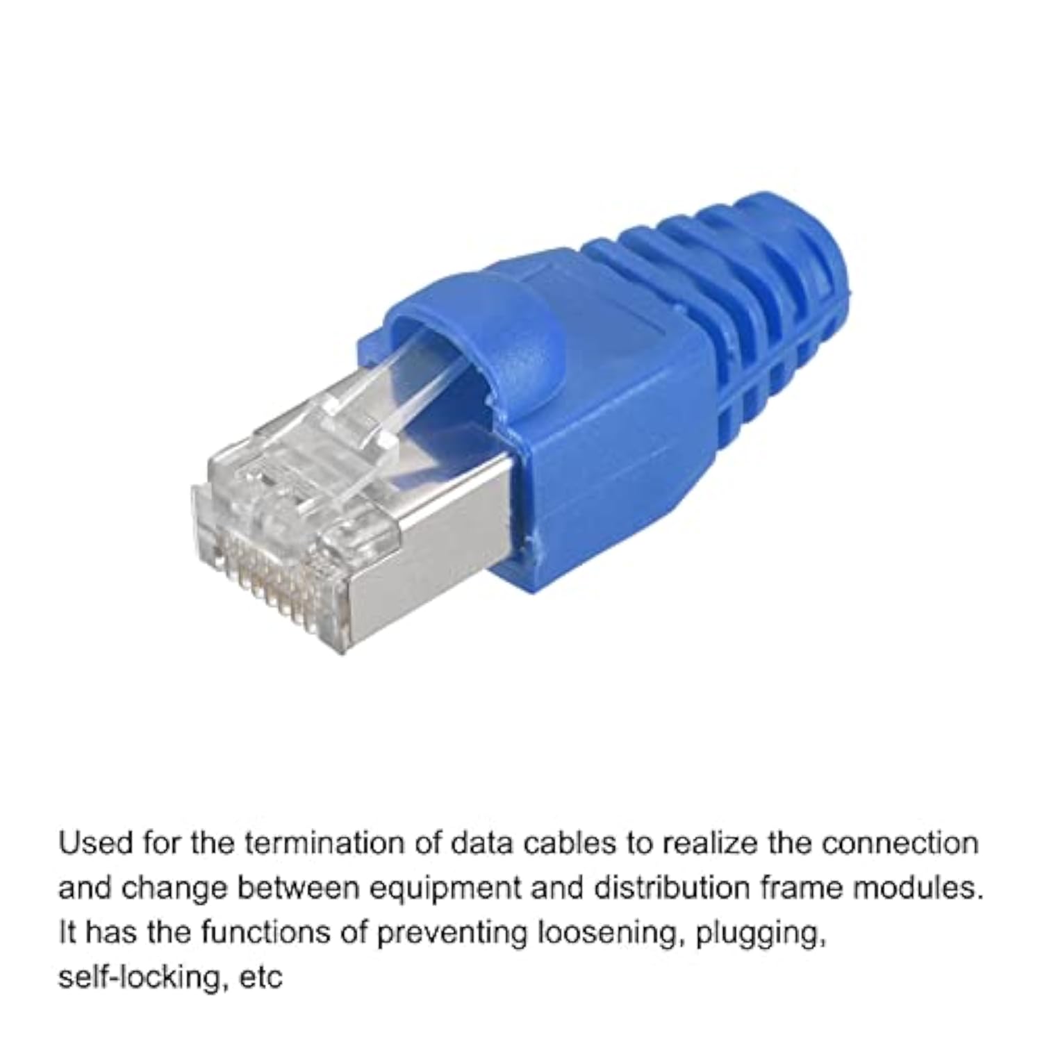Rj45 Cat6 Shielded Connectors Rj45 Ends Shield Modular Plugs Pass Through 8P8C