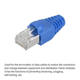 Rj45 Cat6 Shielded Connectors Rj45 Ends Shield Modular Plugs Pass Through 8P8C