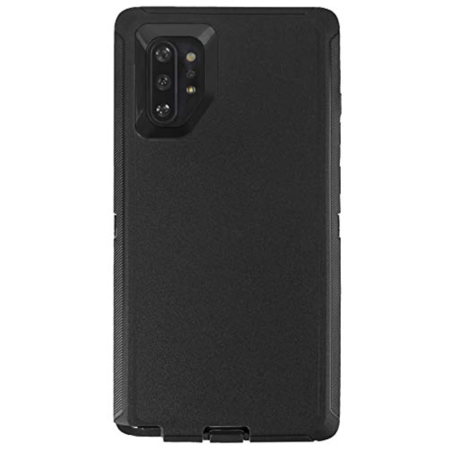 Galaxy Note 10 Plus Heavy Duty Rugged Case with Screen Protector, 3-Layer Protective Cover for Samsung Galaxy Note 10 Plus Black