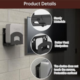 Cable Box Mount,Adjustable Wall Mount Holder for Small and Narrow Devices Like Cable Boxes,DVD Players,Modems,Streaming Media Devices and Other Media
