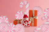 Sweet Candy Balloon Christmas Pink Lollipop Candy Cane Balloons 10 Pcs Set