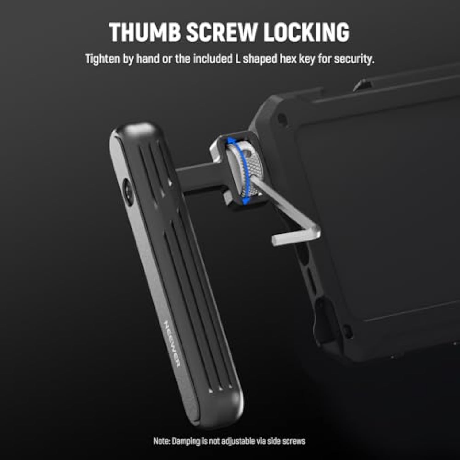 Neewer 2Pack Rotatable Side Handle/Top Handle For Smartphone Video Rig Filming Equipment, Aluminum Grips With 1/4" Screws Compatible With Smallrig Phone Cage Stabilizer For Video Recording, Pa026