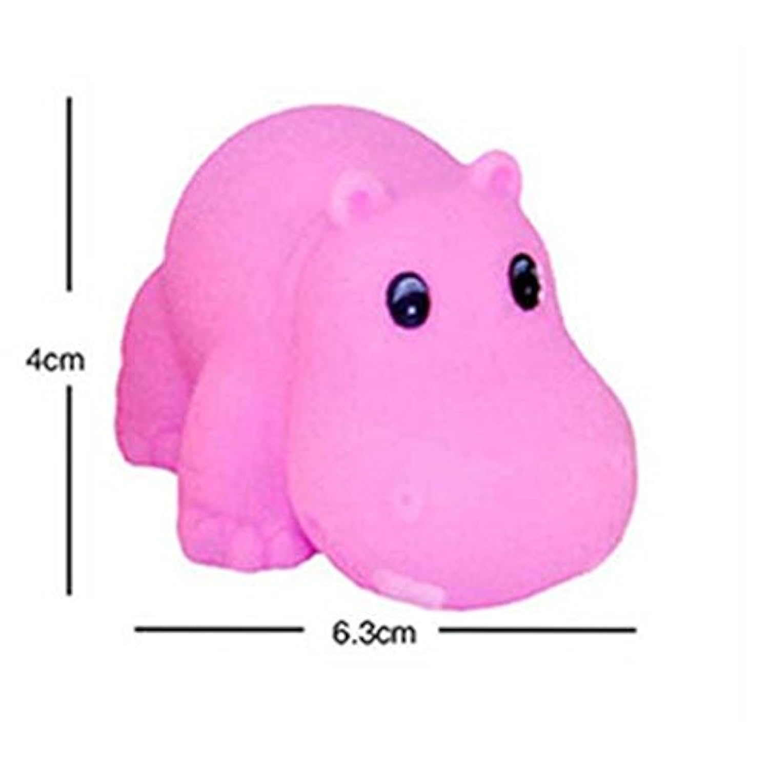 4.9 Ft / 1.5 M 10 Lights Battery Powered Cute Animal Pink Hippo Shape Led String Lights For Indoor/Outdoor Halloween Chr