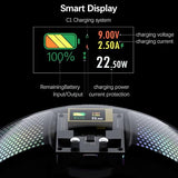 Head Strap With 10000Mah Battery For Meta Quest 3/3S Transparent Rgb Lighting, Smart Power Display & Carbon Fiber Finish, Adjustable Vr Headset Strap For Enhanced Comfort And Balance