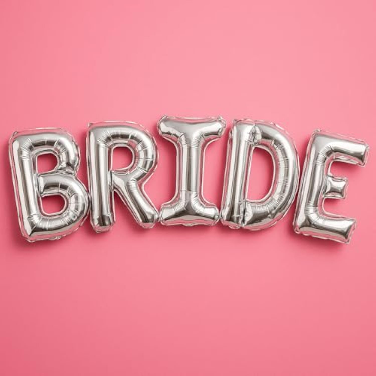 , Giant Bride Balloons Silver - 40 Inch | Bachelorette Party Decorations | Silver Bride Balloons Bachelorette For Bridal Shower Decorations | Bridal Shower Balloons