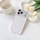 Cute Ribbon Bow iPhone 17 Pro Max Case - Pink