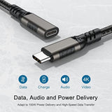 Usb C Extension Cable, 5-Pack 6.6Ft, Usbc Extender Male To Female Cord 100W/5A Fast Charging 4K@60Hz Video, [Usbc 3.2 Gen2/10Gbps] For Carplay, Macbook,Ipad,Laptop,Tablet,Phone,Usb C Hub,Switch