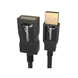 2-Pack Usb-A 2.0 Extension Cable, For Printer, Mouse Or Keyboard, Male To Female, 480Mbps Transfer Speed, 3.3 Foot, Black