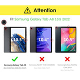For Samsung Galaxy Tab A8 10.5 Inch Case 2022, Premium Leather Business Folio