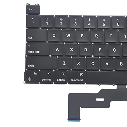 Replacement Keyboard Compatible With Macbook Pro 13" A2338 2020 2022 Us Layout+Keyboard Screws+Screwdriver
