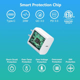 Usb C Charger Block For Apple Watch Iwatch Series Ultra/10/9/8/7/6/Se/Se2/5/4/3, Type-C Pd Fast Charging Usbc 20W Power Adapter Plug For Iphone Ipad,2-Pack White (Cable Not Included)