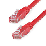 6Ft Cat6 Ethernet Cable - Red Cat 6 Gigabit Ethernet Wire -650Mhz 100W Poe++ R