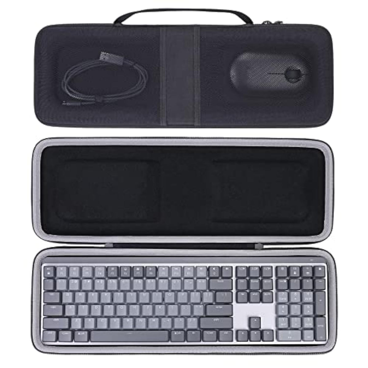Hard Carrying Case Compatible With Logitech Mx Mechanical Wireless Illuminated
