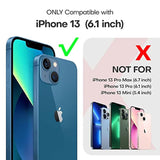 3 In 1 For Iphone 13 Case Clear, With 2X Screen Protector, [Not Yellowing][-Grade Drop Protection] Slim Shockproof Phone Case For Iphone 13 6.1 Inch