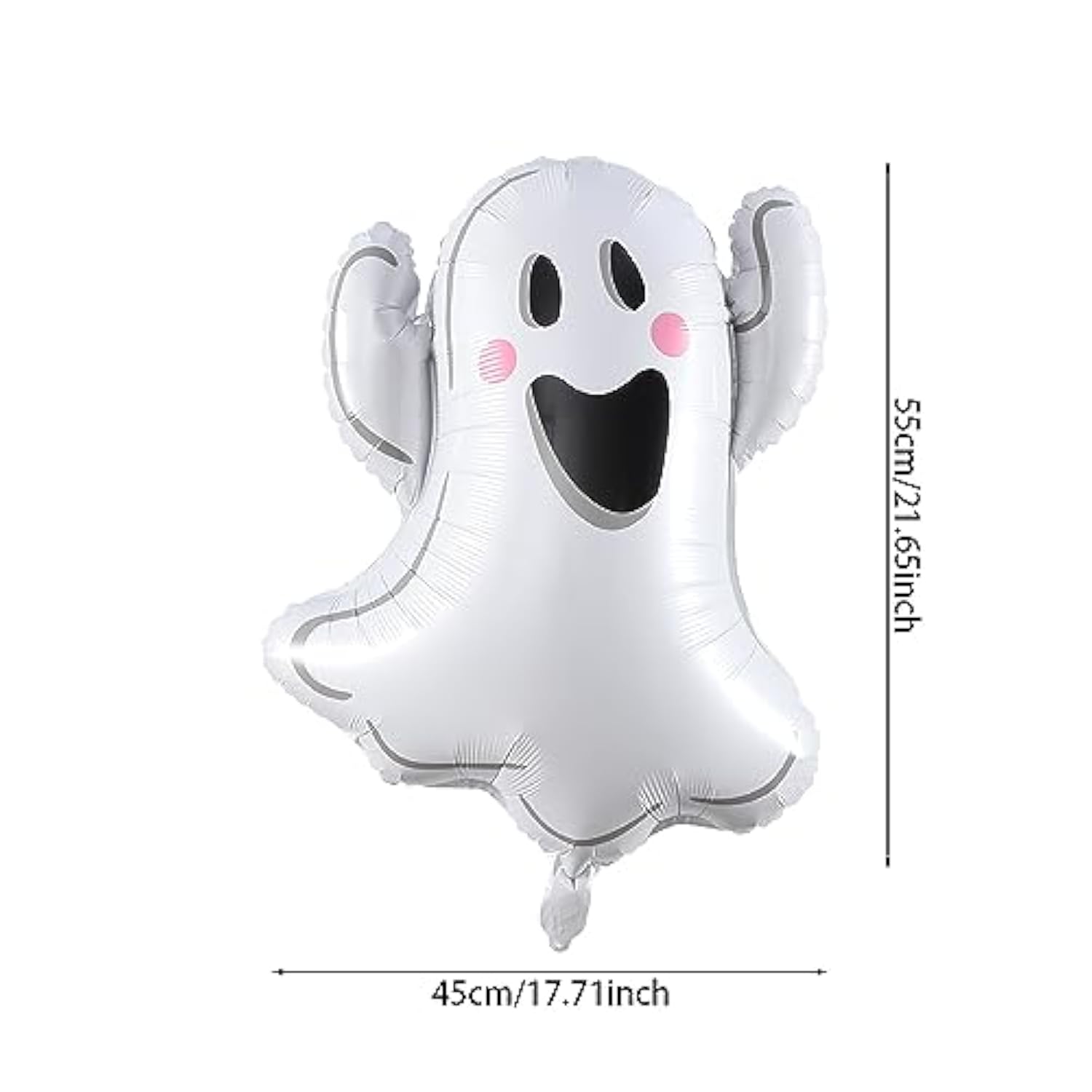Halloween Little Boo Balloon Arch Kit with Ghost Balloons Banner and Bat Stickers