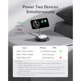 Anker MagSafe Compatible MagGo Charger Stand, iPhone 16 Wireless Charger, 2-in-1 Charging Station, Qi2 Certified 15W Max Charging, for iPhone 16/15/14/13/12, AirPods Pro (40W USB-C Adapter Included)