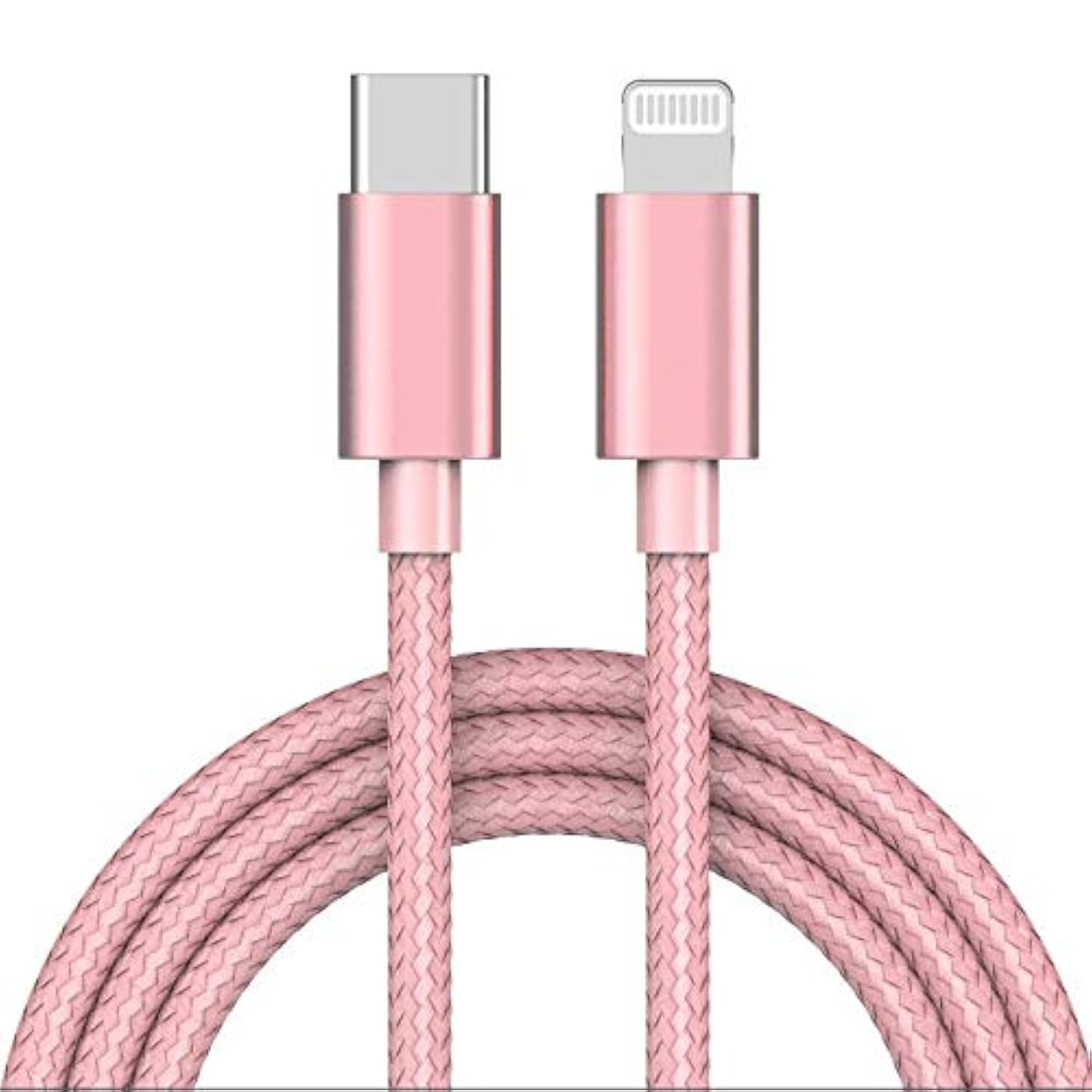 Apple Mfi Certified Usb C To Lightning Cable 4 Ft Charger/Sync For Iphone X/Xs/Xr/Xs Max / 8/8 Plus, (For Use With Type C Chargers) 4Ft (Rose)