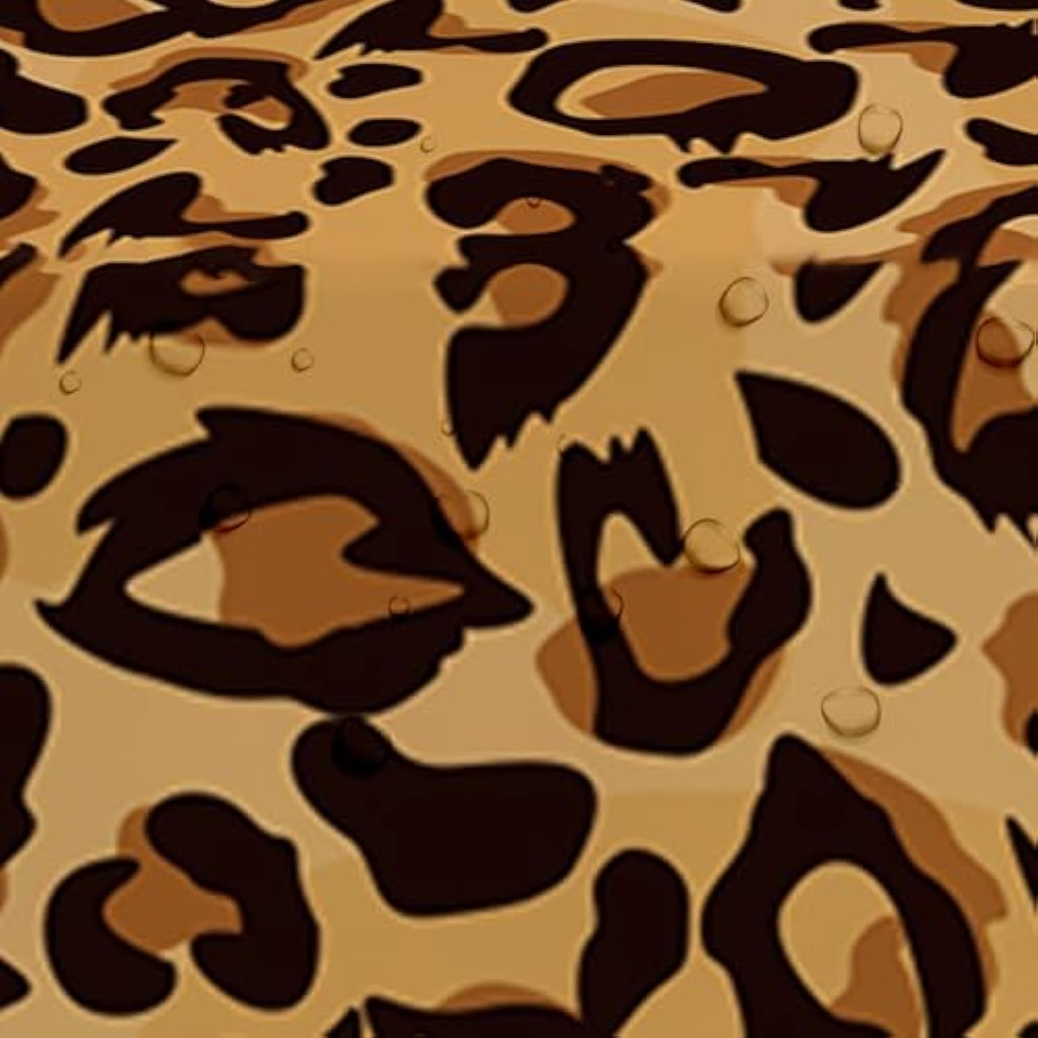 Leopard Print Party Tablecloths Supplies, Disposable Cheetah Print Party Decorations Table Cover, Safari Animal Leopard Theme Birthday Baby Shower Table Cloths, 3 Pack, 54In X 108In