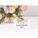 Table Place Cards For All Occasions And Events, Set Of 25 (Elegant Floral)